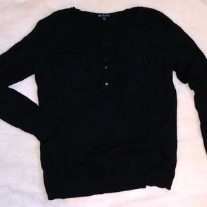 Black pullover sweater